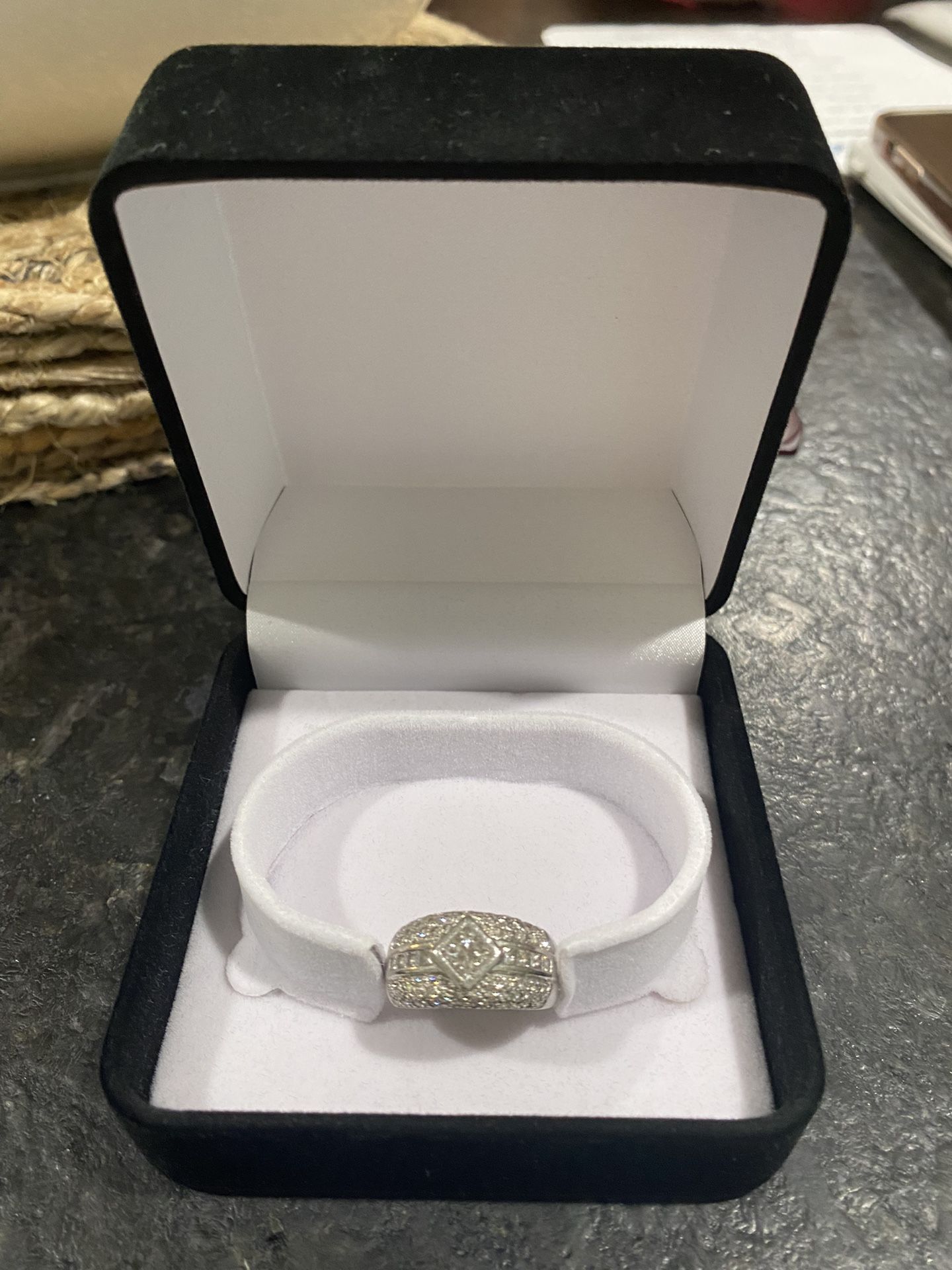 White Gold 14k And Diamonds