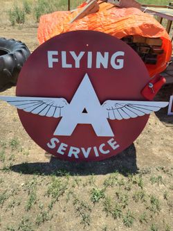 Flying  A sign 