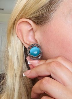 Solid Silver- Cat Eye Stone
