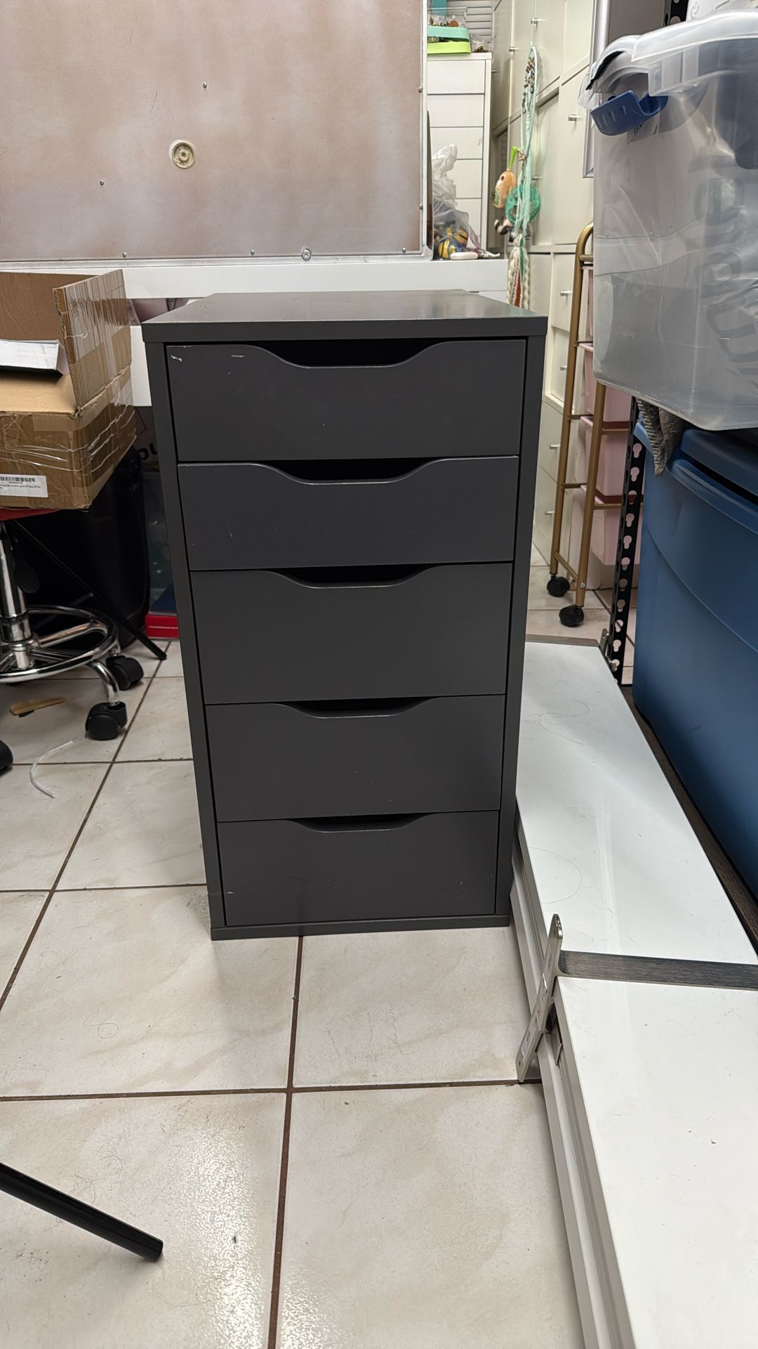 Dark Gray Ikea Alex Drawers