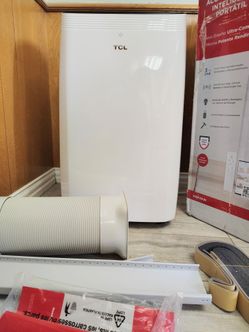 TCL H8P36W 8,000 SACC BTU - Smart Portable Air Conditioner, Fan and Dehumidifier, 350 sq ft, Remote Control, Compatible with Alexa/Google Assistant, I