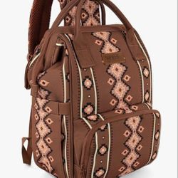 Wrangler Callie Diaper Bag Backpack Western Baby Bag