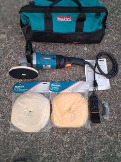 Makita 9227 7in Buffer Polisher Unused with vecro pad Two Shames. Pick up fremont Sea. No low ball offers please. No trades. Many other tools for sale