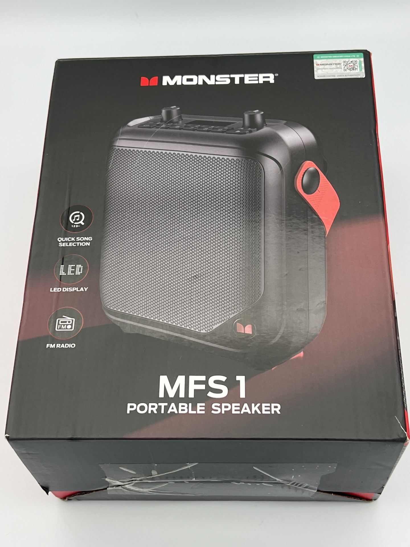 Monster MFS1 Bluetooth Wireless Portable Speaker.