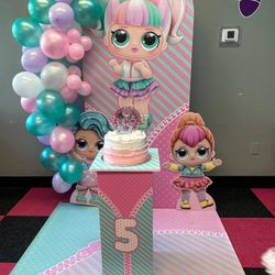 Backdrop & Cake Stand