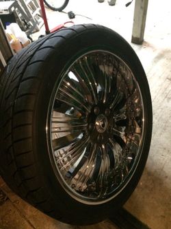 Asanti 22" af134 wheels & tires