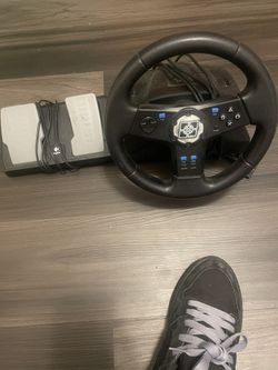 Logitech PlayStation 2 Steering Wheel And Pedals 