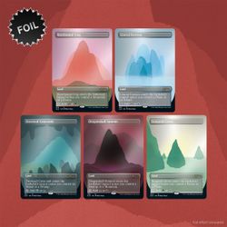 New MTG Secret Lair Foil Dual Lands Matt Jukes