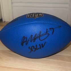 Mecole Hardman Jr. Signed Mini NFL “The Duke” Wilson Football