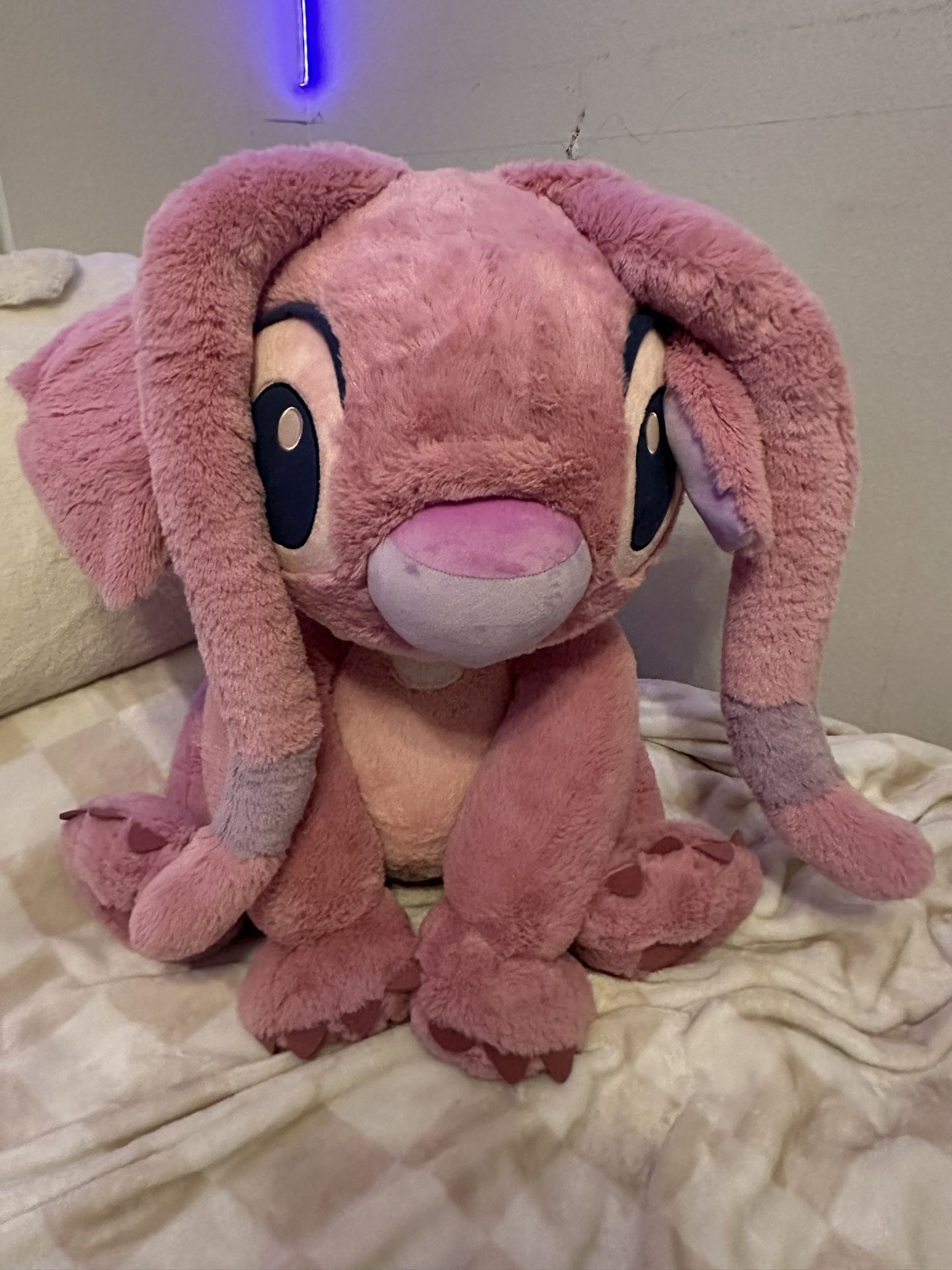 Large Angel Plush Lilo And Stitch