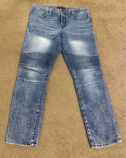 No Boundaries  Moto Style Skinny Jeans Mens 32x30 Slim Fit