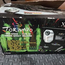 Tornado Fog Machine  XSTATIC Pro Lighting.