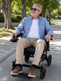 Enjoy freedom. Go anywhere with confidence!-wbeelchair