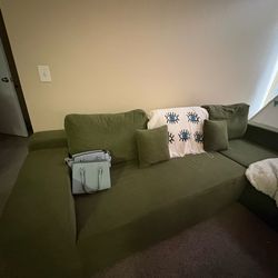 Boho Green Couch