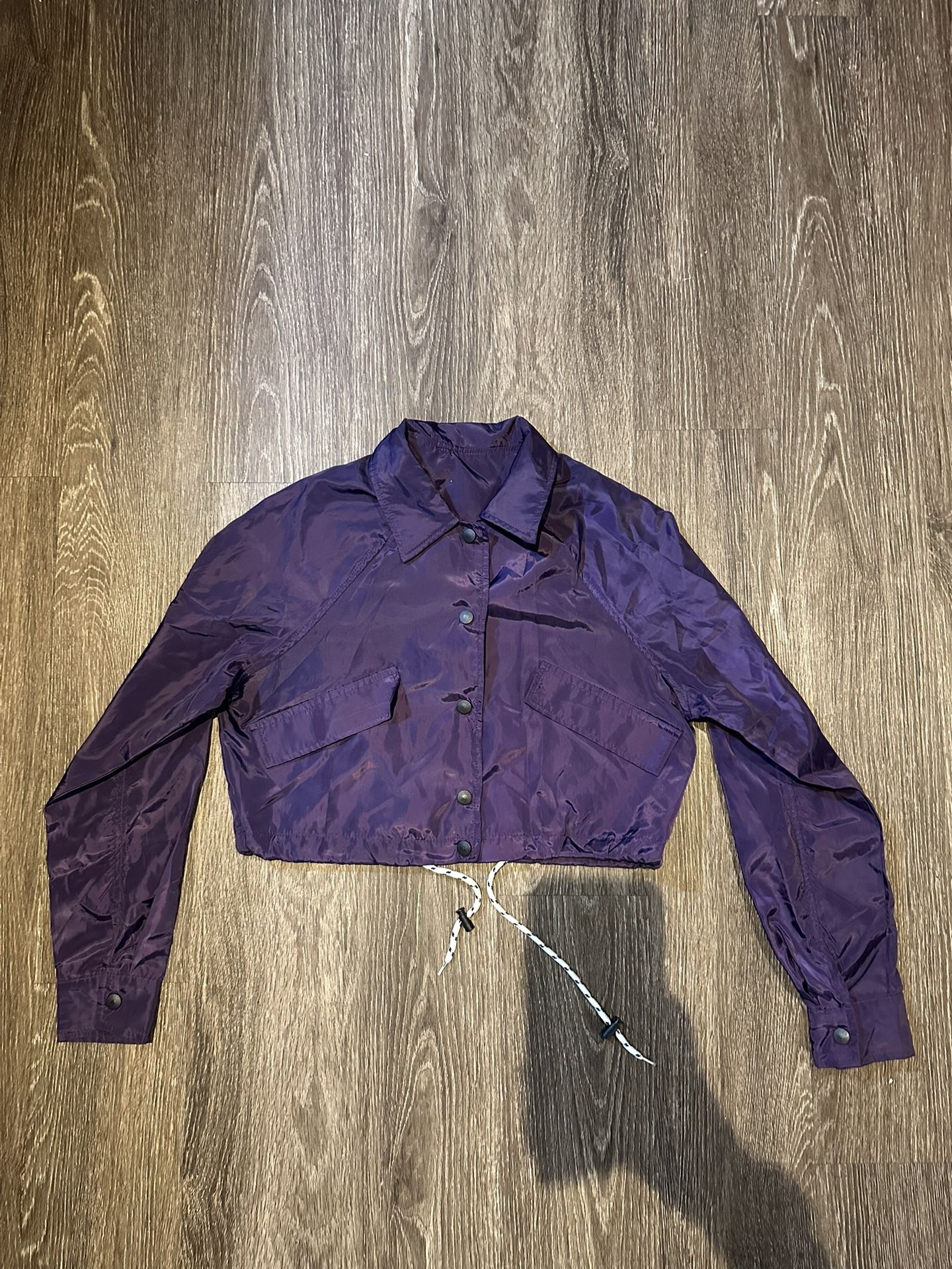 Purple Crop Jacket