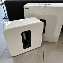 Sonos Sub Gen 3 Wireless Subwoofer in White for in Irvine, CA - OfferUp