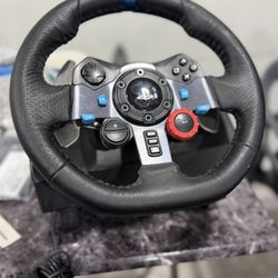 Logitech G29 Driving Force Racing Wheel | PS4 PS5 PC | Force Feedback | Tested Working AZ -IZ