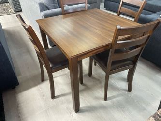 BROWN DINING SET