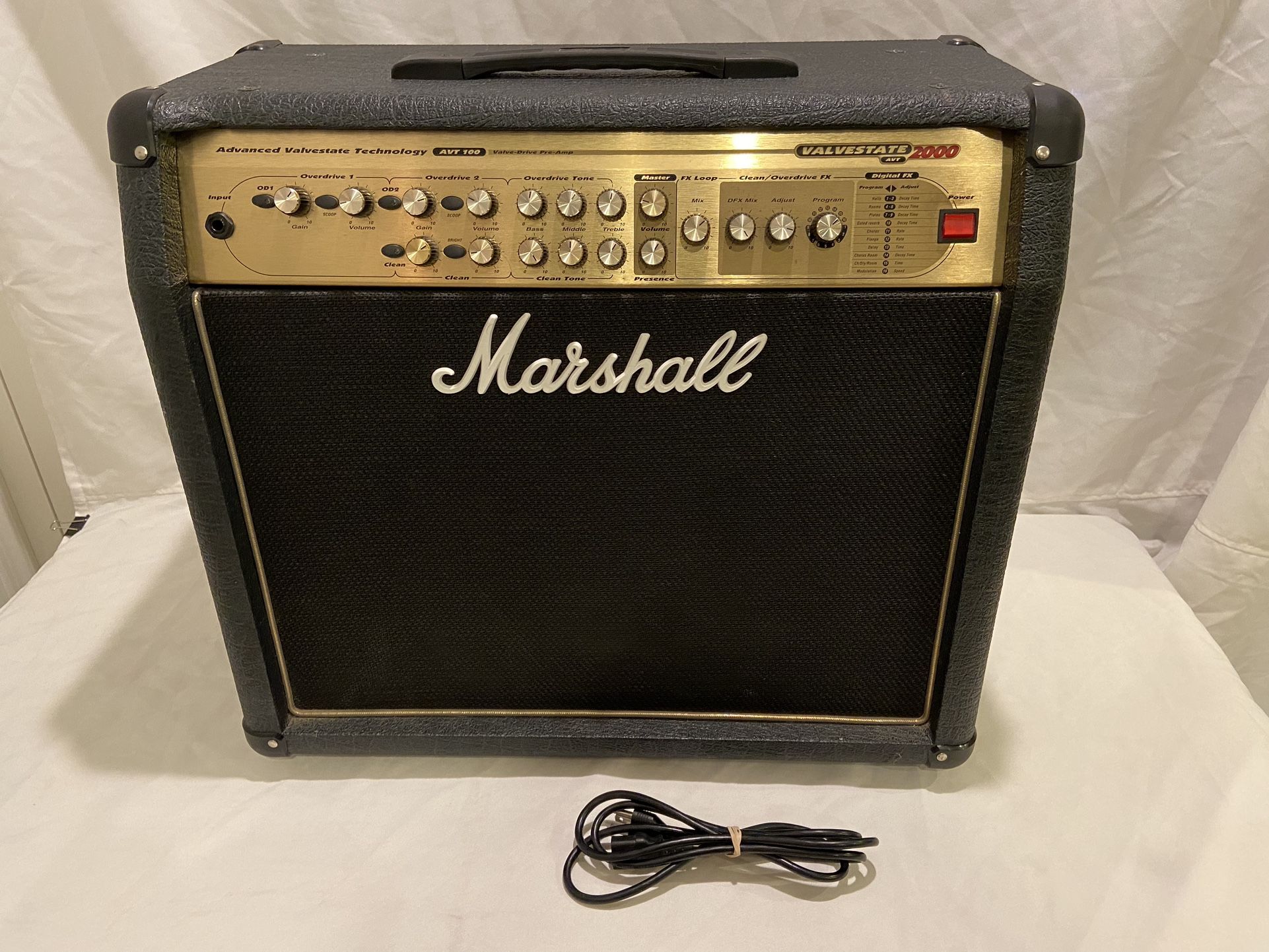 Marshall Valvestate 2000 AVT 100 1x12 3-Channel Combo Guitar Tube Amplifier w/Built-In Effects