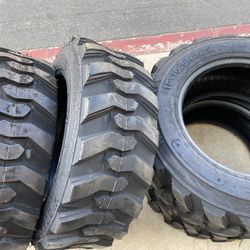 SET of 4 NEW 10-16.5 skid steer tire 12 ply no lowball