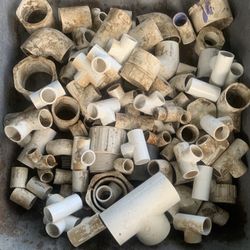 Various PVC Pipe Fittings And Joints 