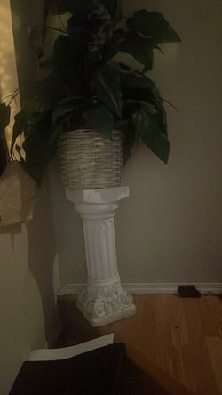 artificial plant with podium
