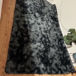 Black And Grey Carpet.    