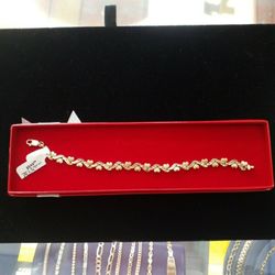 Heart Bracelet 10K 6.4G 
