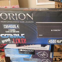 New!! Orion COBALT 4500w 4ch Amplifier 