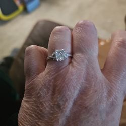Sterling Sliver Engagement Ring
