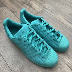Adidas Superstar Adicolor Reflective 'Shock Mint' – Men’s Size 8.5