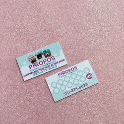 Grooming Business Cards
