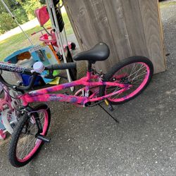 Girls 20" Outcast Bike Pink Black