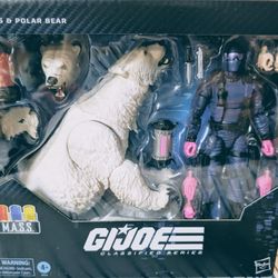 GI Joe  Snake Eyes And Polar Bear 6"  Classified 