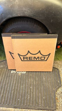 22” Remo Bass Drum Heads New