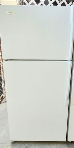 WHIRLPOOL TOP FREEZER WHITE REFRIGERATOR