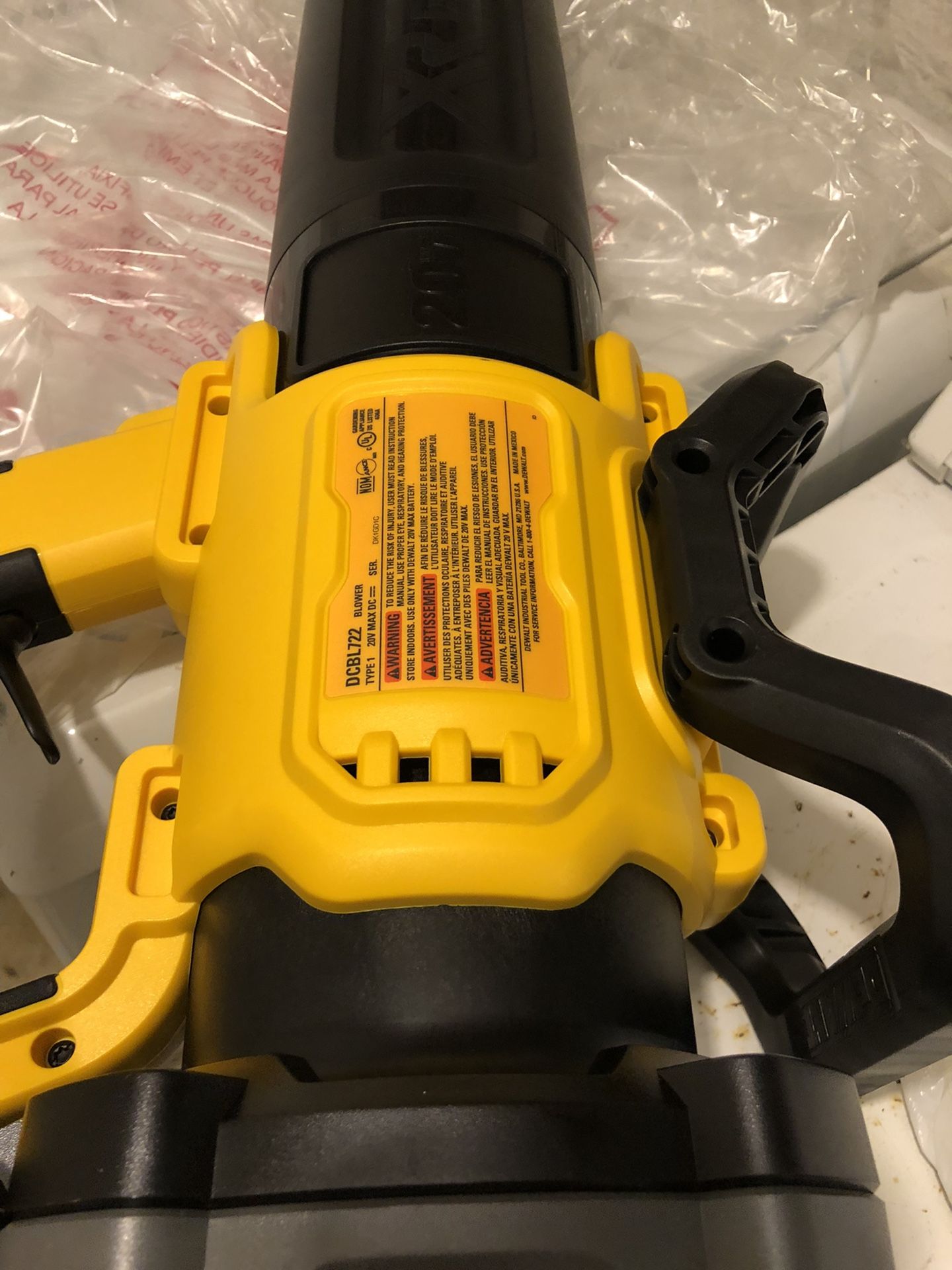 Blower Dewalt Tool Only No Bateria No Cargador 