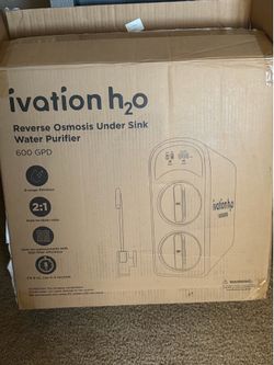 Ivation H2O 600 GPD, Reverse Osmosis Under Sink - Tankless Water Purifier