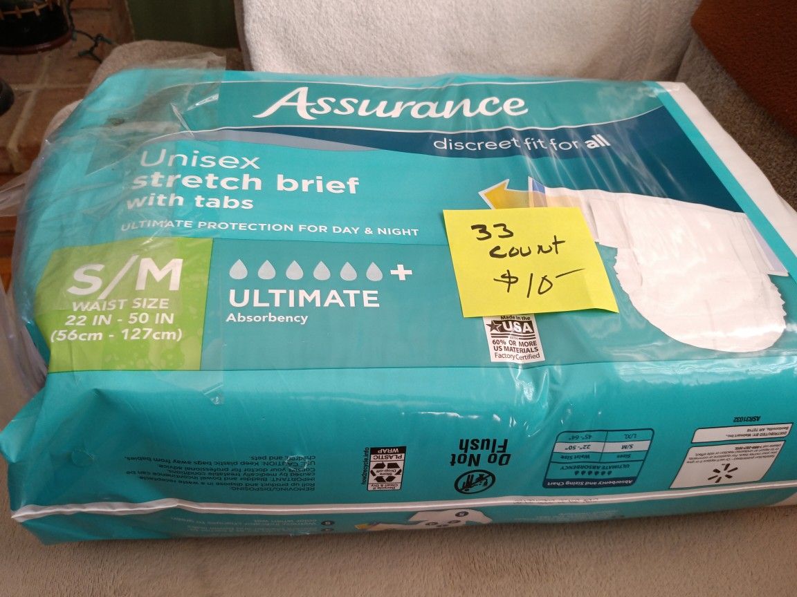 Assurance Unisex Stretch Briefs With Tabs