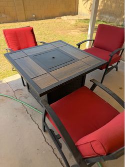 Patio table and chairs