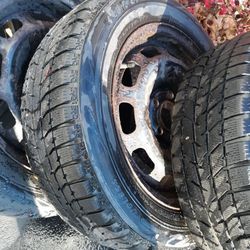 Bridgestone Snow Tires on Rims