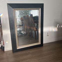 Beautiful Large Sturdy Black Mirror