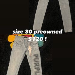 sky blue purple brand jeans 