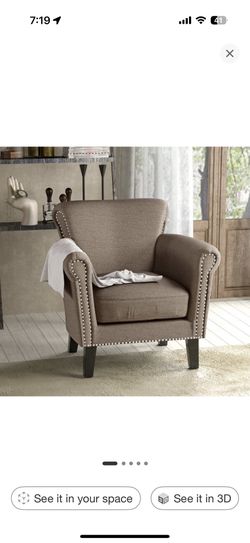 Accent Chairs -Brice Vintage Studded