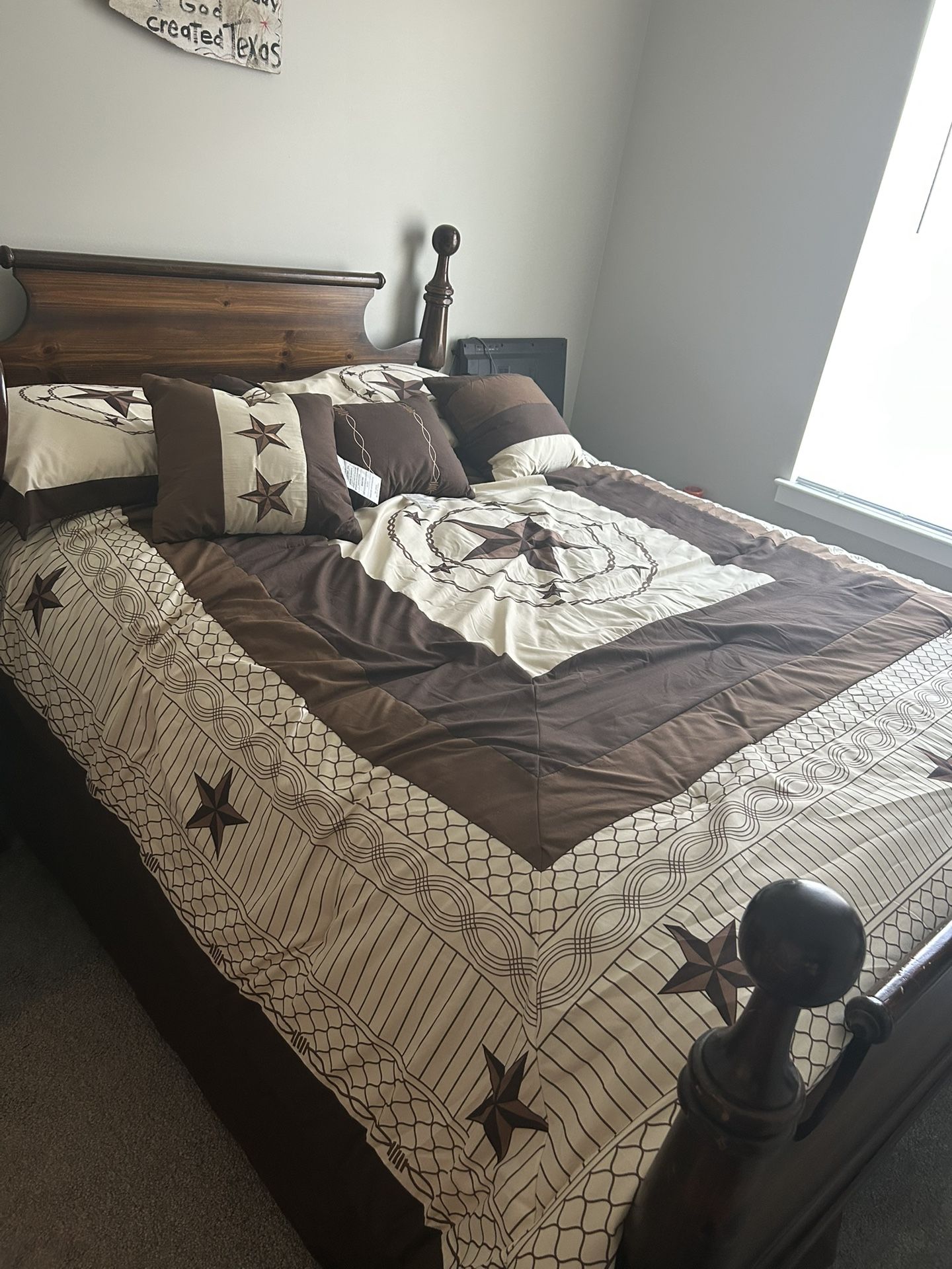 Bedroom Set- Rustic Wood