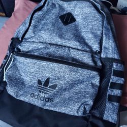 Black & Gray Adidas Backpack