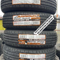 VENDO SET DE LLANTAS NUEVAS ST225/75R15 ARROYO 