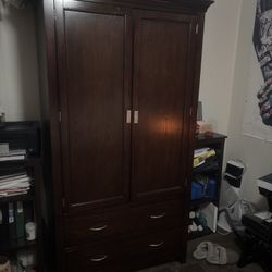 Queen Bed Frame, Box Spring, Full Size Bed, Armor, 2 Bed Side Tables