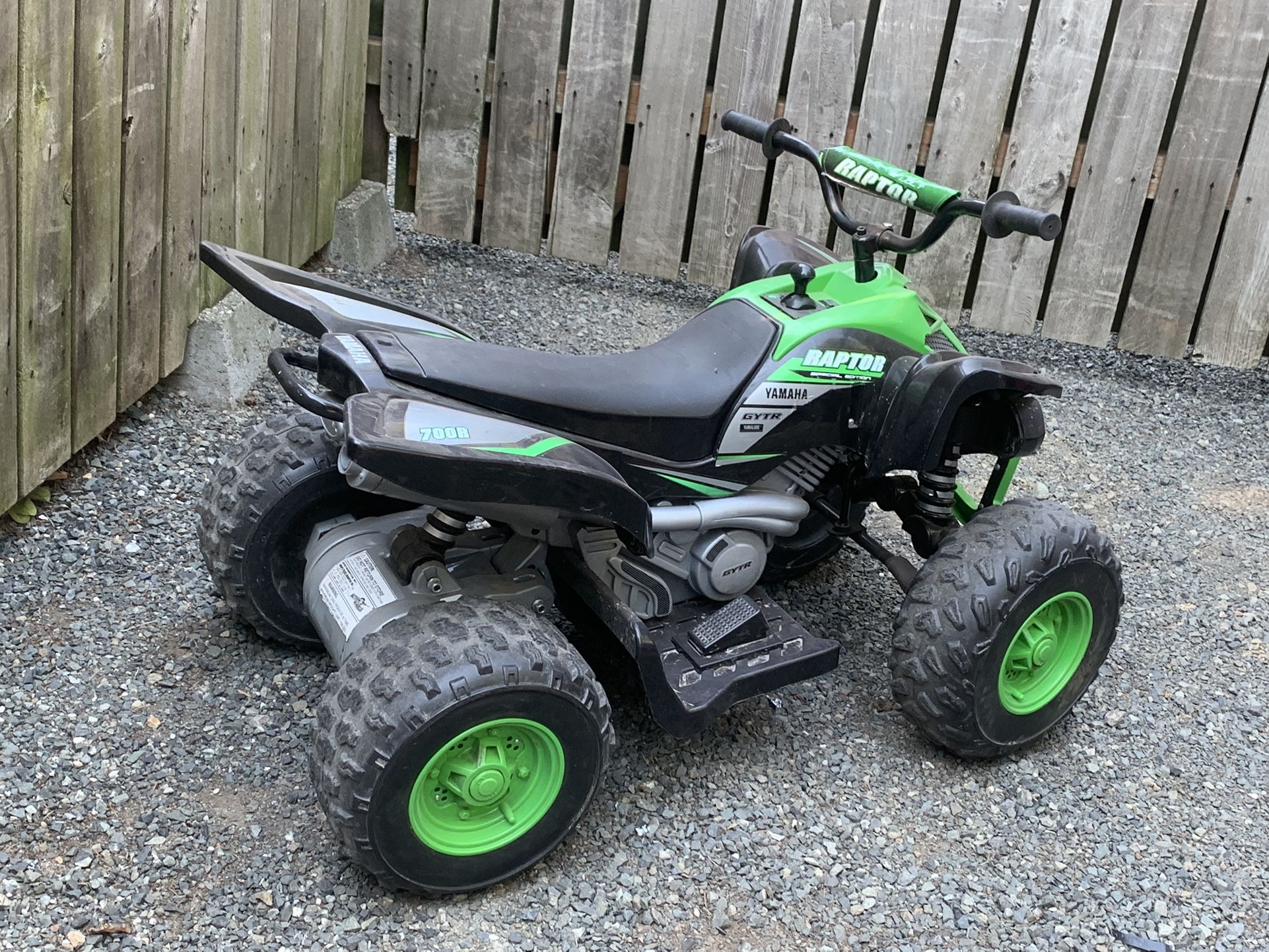 20V - 40V Supercharged Yamaha Raptor, 700 Power Wheel