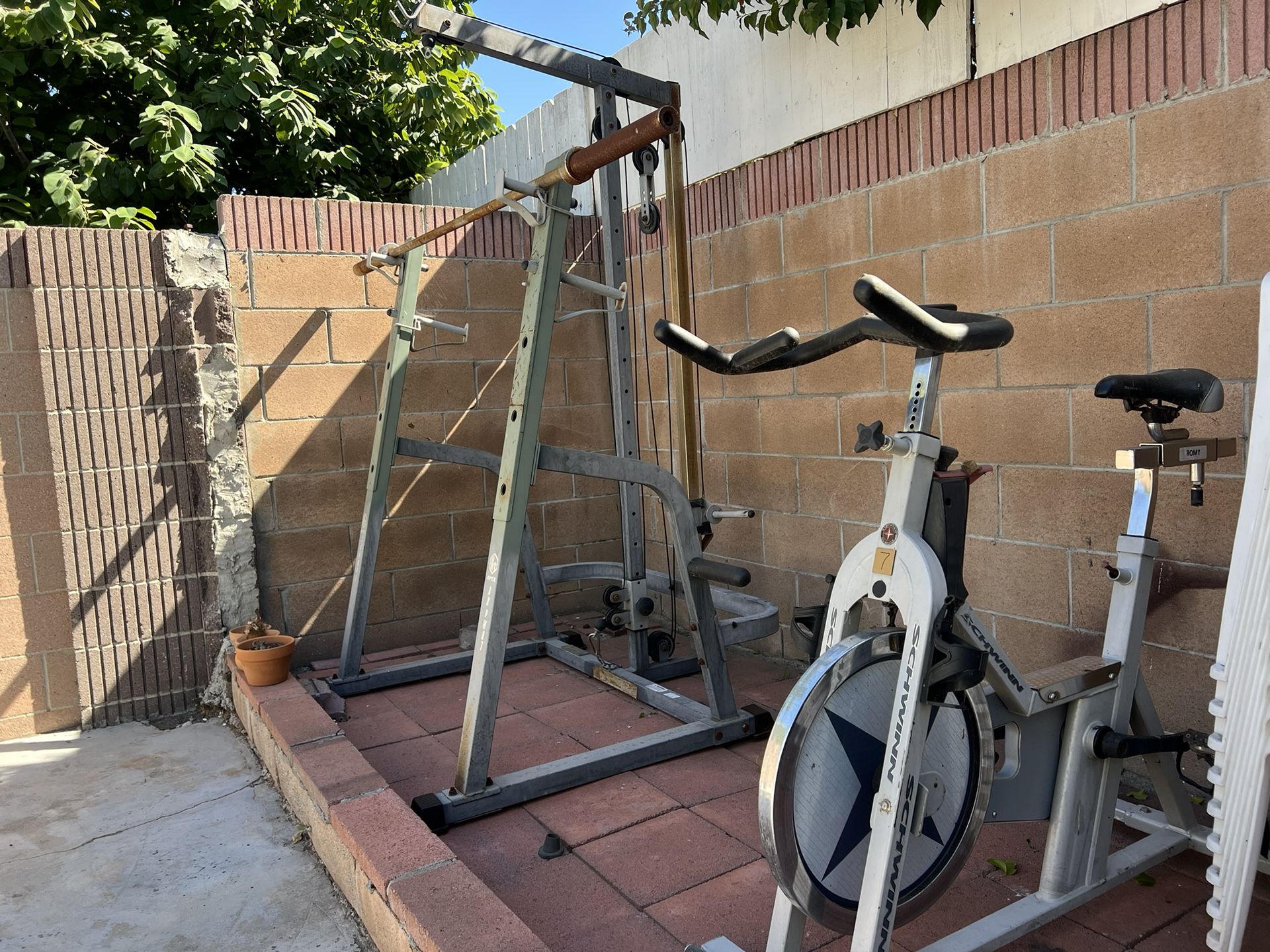 Exercise Machine And Stationary Bike (FREE)